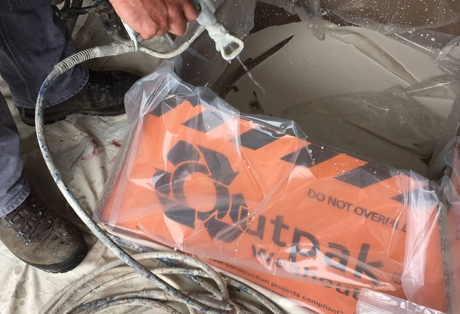 Outpak Paint Washout