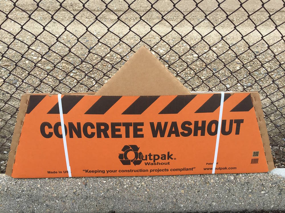 Outpak Outpak Corrugated Concrete Washout | Paint Washout - 4